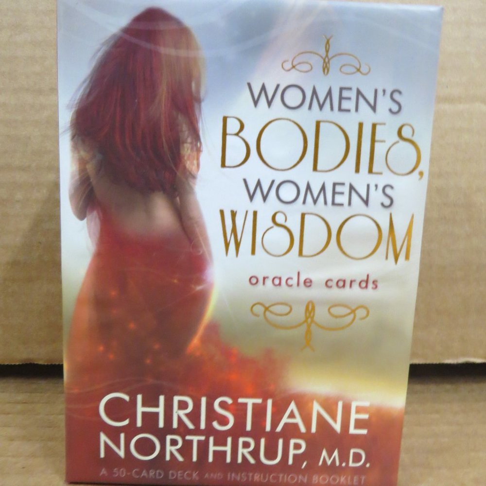 Women's Bodies Women's Wisdom Oracle 50 Card Deck & Book Christiane Northrup EUC